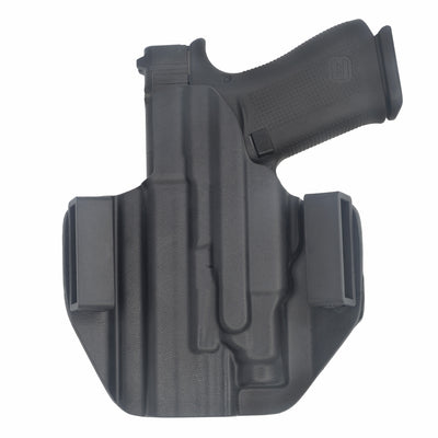 C&G Holsters quickship OWB Tactical Shadow Systems CR920 Streamlight TLR7sub holstered back view