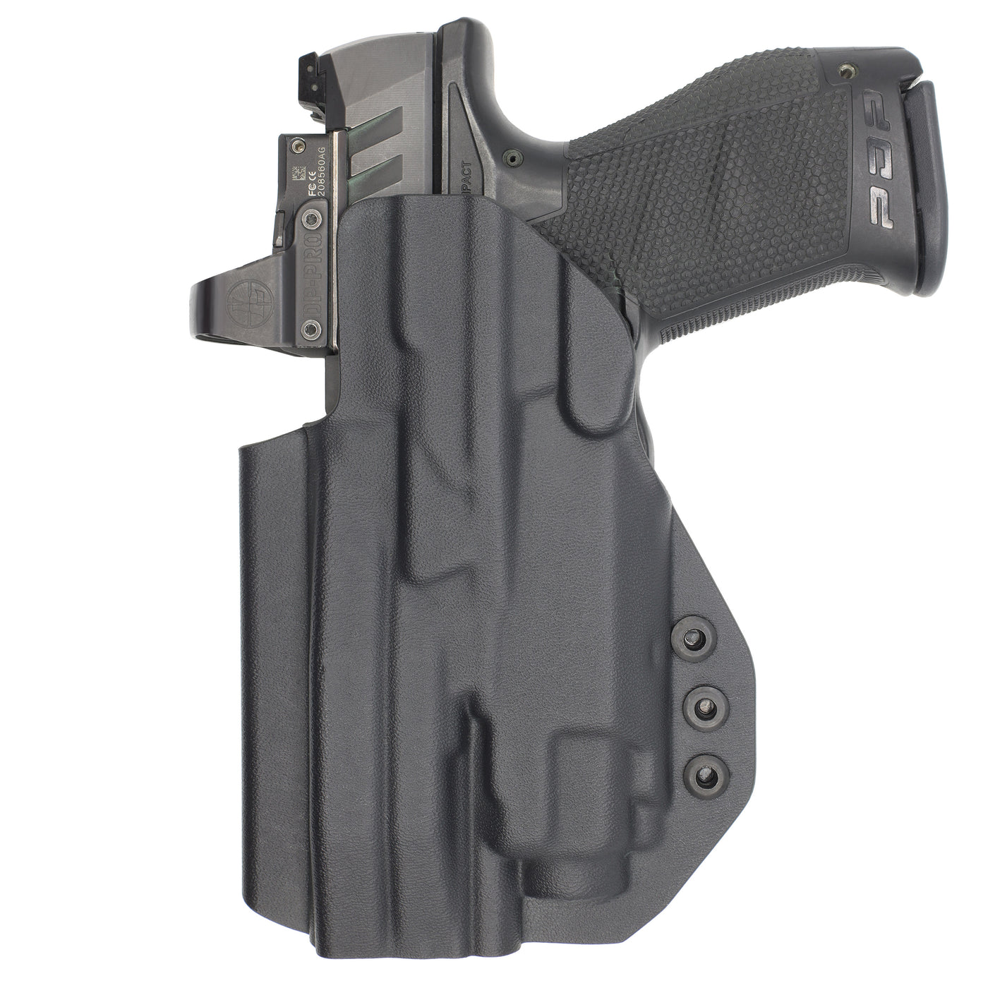 C&G Holsters custom IWB Tactical Beretta streamlight TLR8 holstered back view
