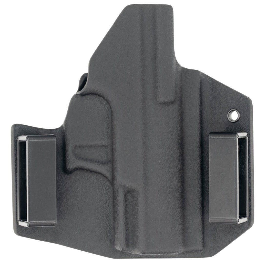 This is a C&G Holsters Covert series outside the waistband for the Walther PK380 (rear view) in right hand.