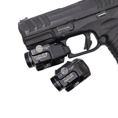 Springfield XDM firearm with streamlight TLR8