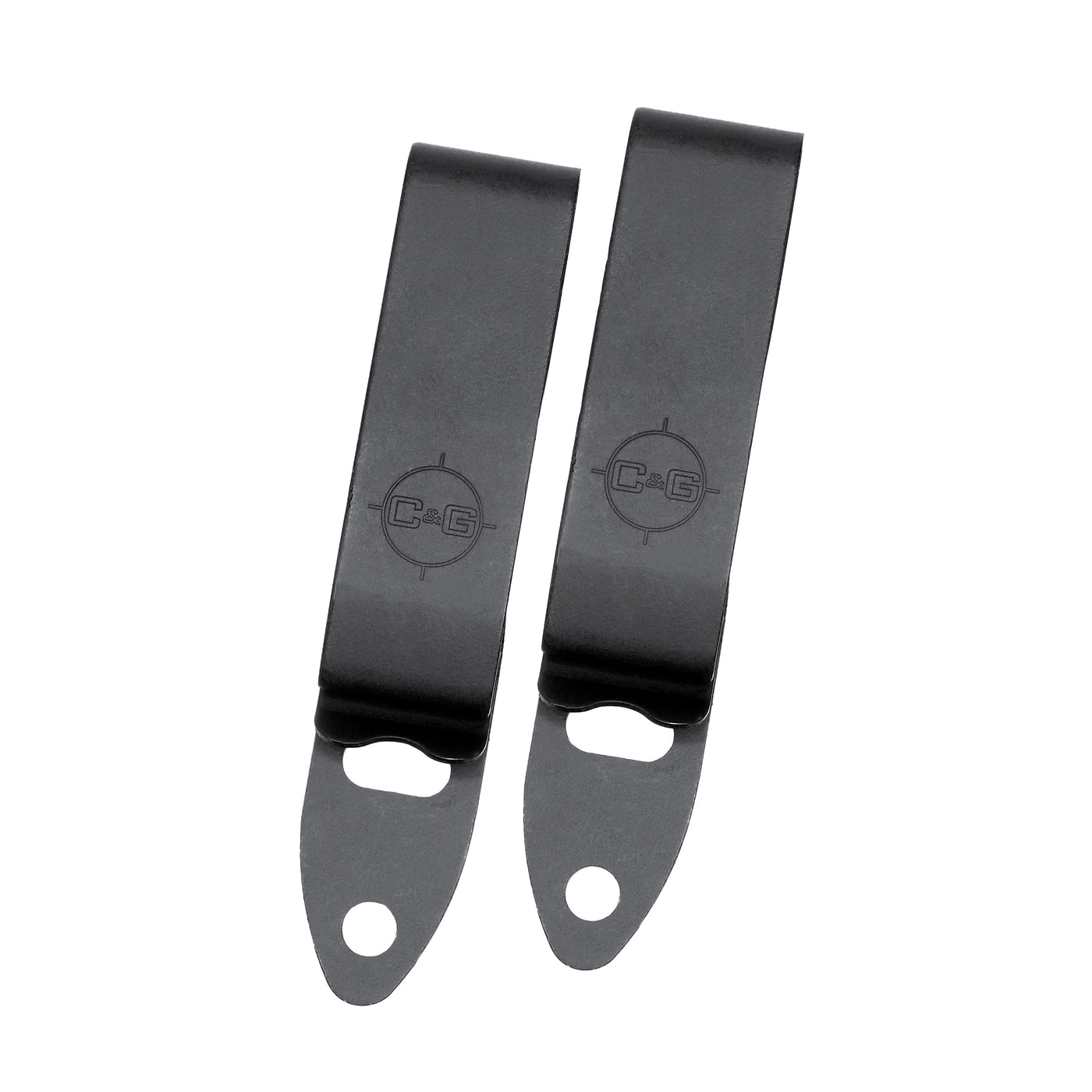 C&G Holsters 1.75” CNG Belt Clips front view