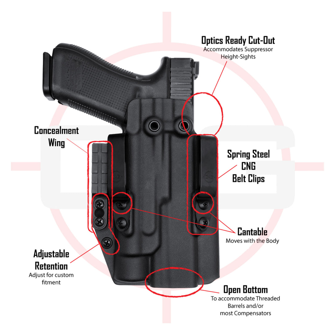 Springfield XD-M Elite/OSP TLR-8/A/G | IWB TACTICAL/ALPHA Kydex