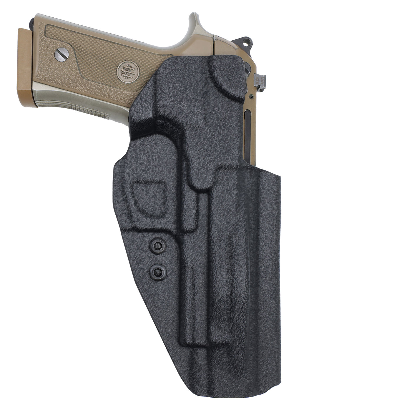 IWB Holster Left Hand Back View with Gun