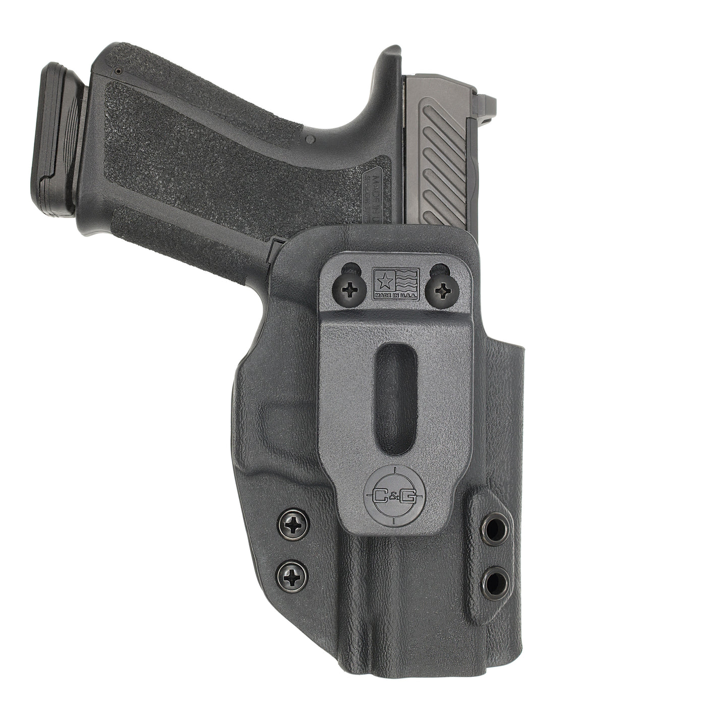 C&G Holsters Quickship IWB Covert Shadow Systems MR920 holstered