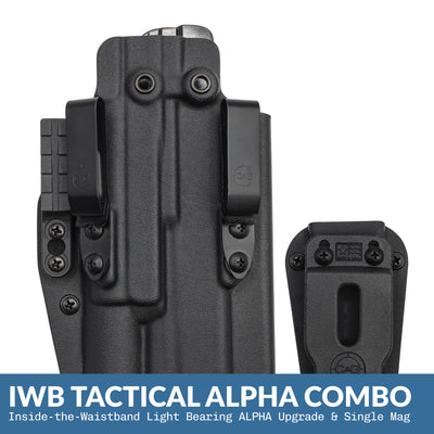 IWB TACTICAL/ALPHA Kydex Holster & Magazine Holder | CUSTOM | C&G Holsters