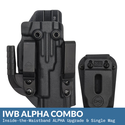 IWB ALPHA Kydex Holster & Magazine Holder | CUSTOM | C&G Holsters