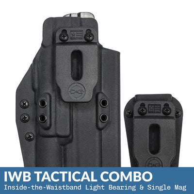IWB TACTICAL Kydex Holster & Magazine Holder | CUSTOM | C&G Holsters