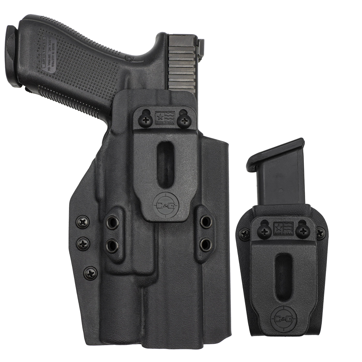 IWB TACTICAL Kydex Holster & Magazine Holder | CUSTOM | C&G Holsters