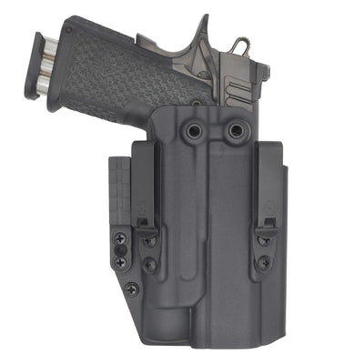 C&G Holsters Quickship IWB ALPHA UPGRADE Tactical 1911/2011 Streamlight TLR-1 in holstered position