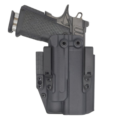 C&G Holsters custom ALPHA UPGRADE IWB Tactical 1911 DS Prodigy TLR1 in holstered position