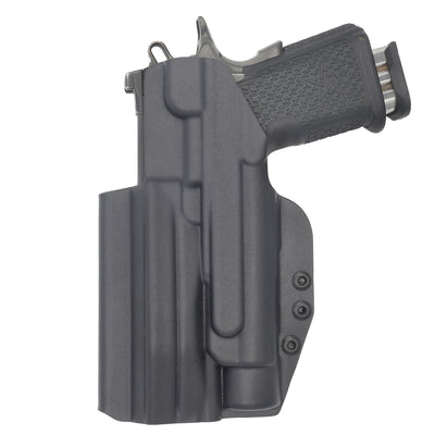 C&G holsters Custom IWB Tactical 1911/2011 Streamlight TLR1 in holstered position back view