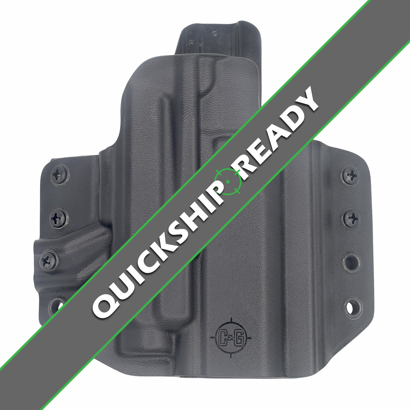 C&G Holsters Quickship OWB Tactical 1911 Streamlight TLR7/a