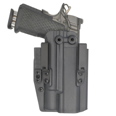 C&G Holsters Quickship IWB ALPHA UPGRADE Tactical 1911/2011 Surefire X300 in holstered position