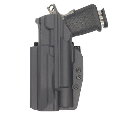 C&G Holsters Quickship IWB ALPHA UPGRADE Tactical 1911 Surefire X300 in holstered position back view