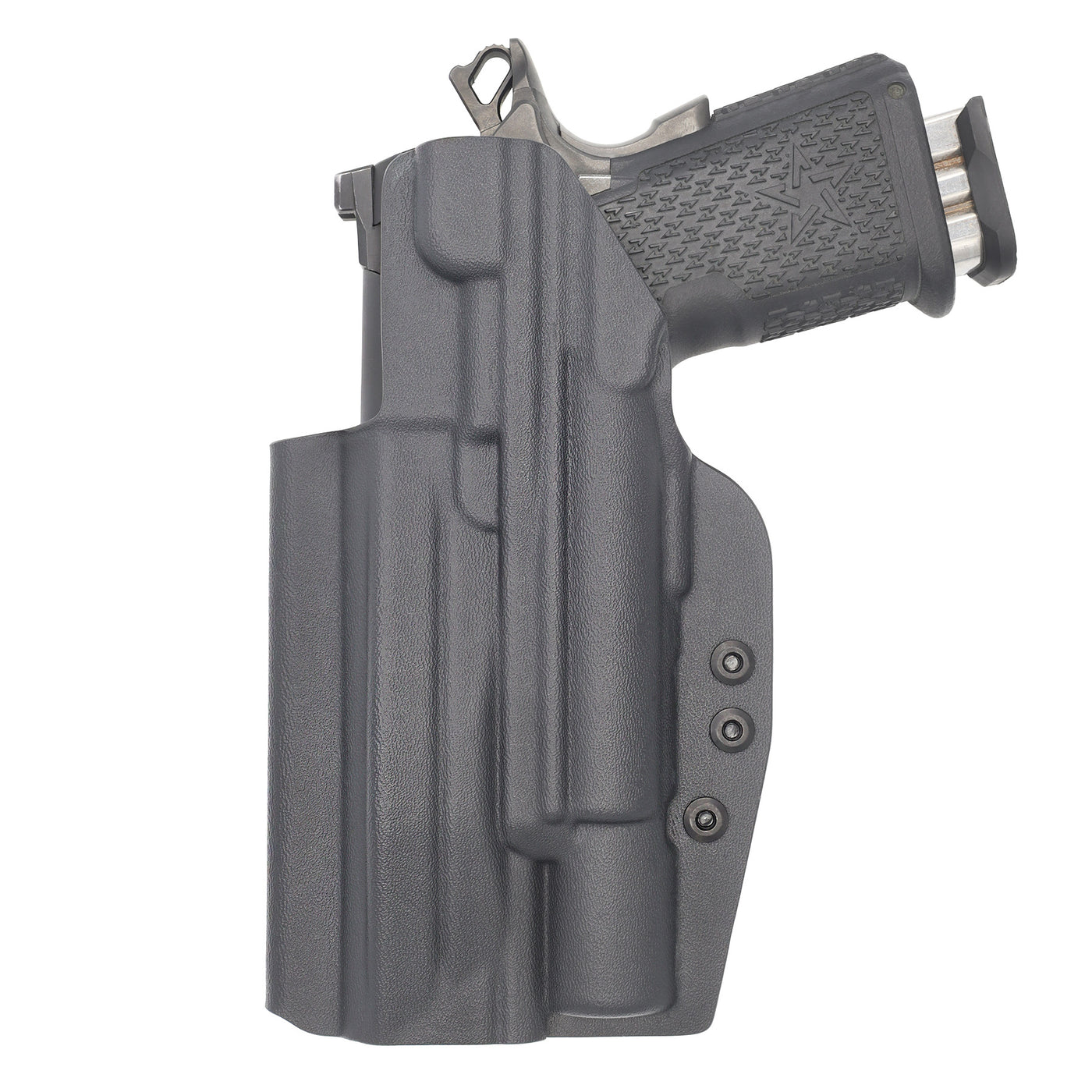 C&G Holsters Quickship IWB Tactical 1911/2011 Surefire X300 in holstered position back view