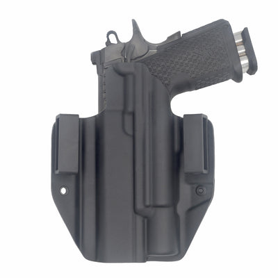 C&G Holsters Quickship OWB Tactical 1911/2011 Surefire X300 in holstered position back view