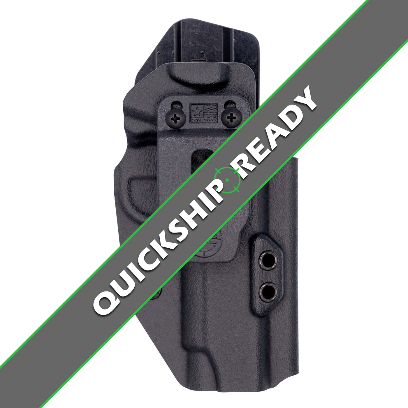 This is the quickship C&G Holsters inside the waistband holster for a 1911 Colt commander model.