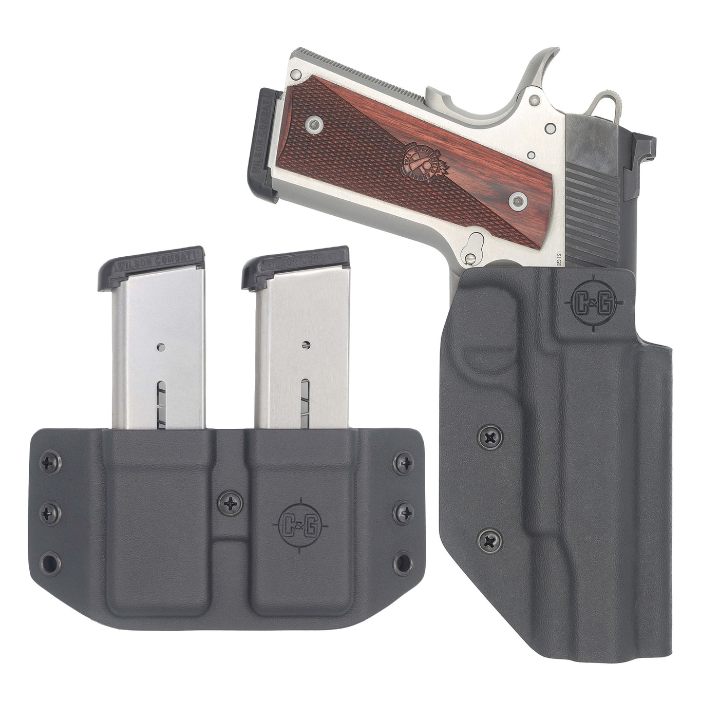 C&G Holsters Competition Starter Kit that is IDPA, USPSA & 3-GUN legal for 1911 all holstered