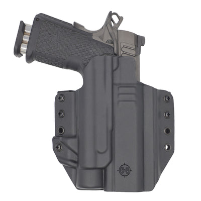C&G Holsters Quickship OWB tactical 1911/2011 Streamlight TLR-1 in holstered position