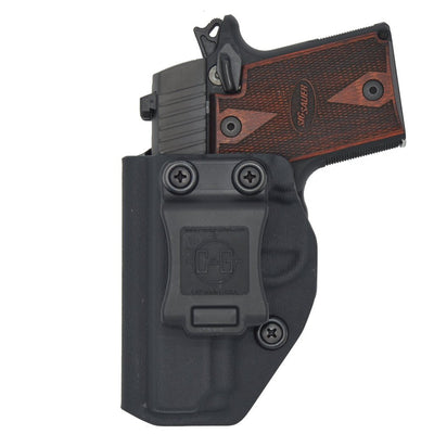 C&G Holsters quick ship Covert IWB kydex holster for Sig P938 in black