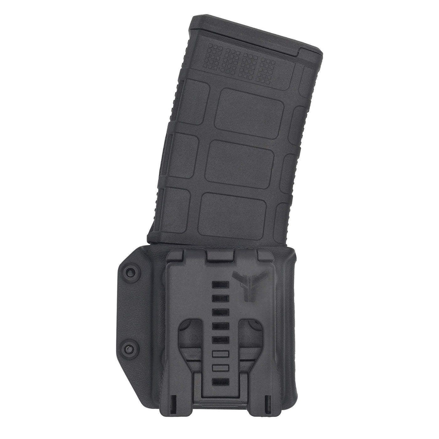 C&G Holsters Competition Kydex Rifle Mag Holster with quick adustable knobs rear view