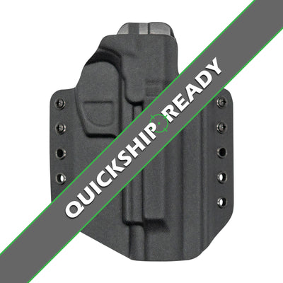 This is the Quickship C&G Holsters Covert series OWB (Outside the waistband) holster for the Beretta in right hand