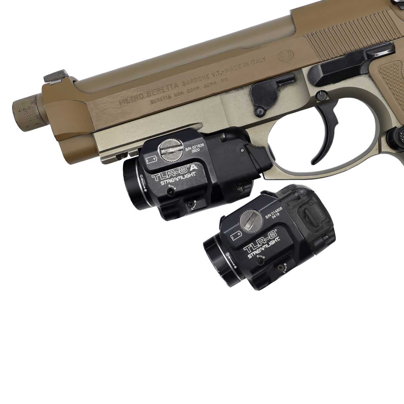Beretta firearm with streamlight TLR8 weapon light