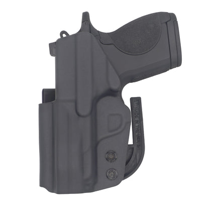 This is the C&G Holsters Alpha Inside the waistband Covert series holster for the Smith & Wesson CSX in right hand and black rear view