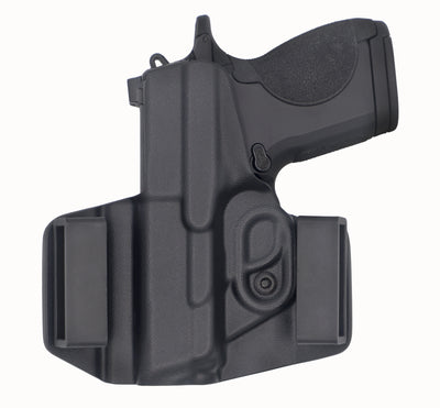 C&G Holsters quickship OWB Covert S&W CSX in holstered position back view