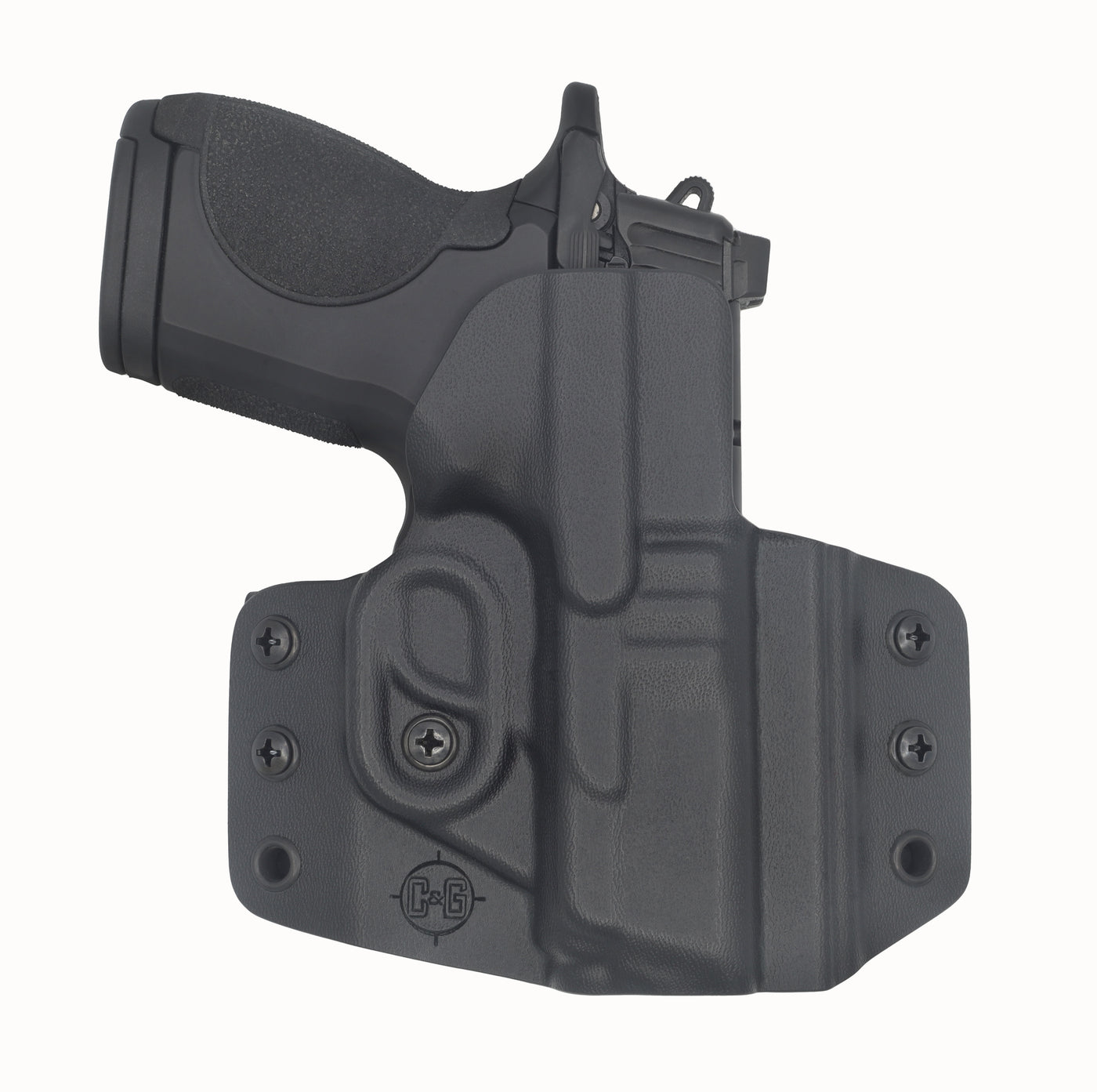 C&G Holsters quickship OWB Covert S&W CSX in holstered position
