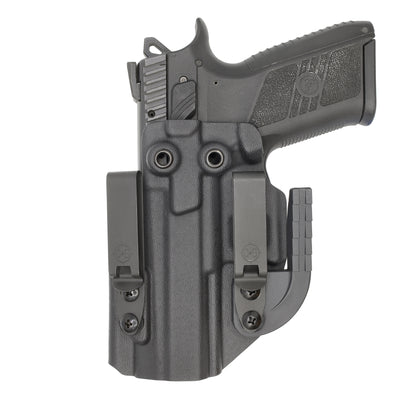 C&G Holsters custom IWB ALPHA UPGRADE Covert CZ P07 in holstered position LEFT HAND