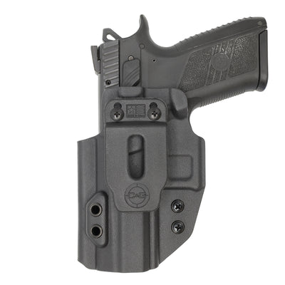 C&G Holsters custom IWB Covert CZ P07 in holstered position LEFT HAND