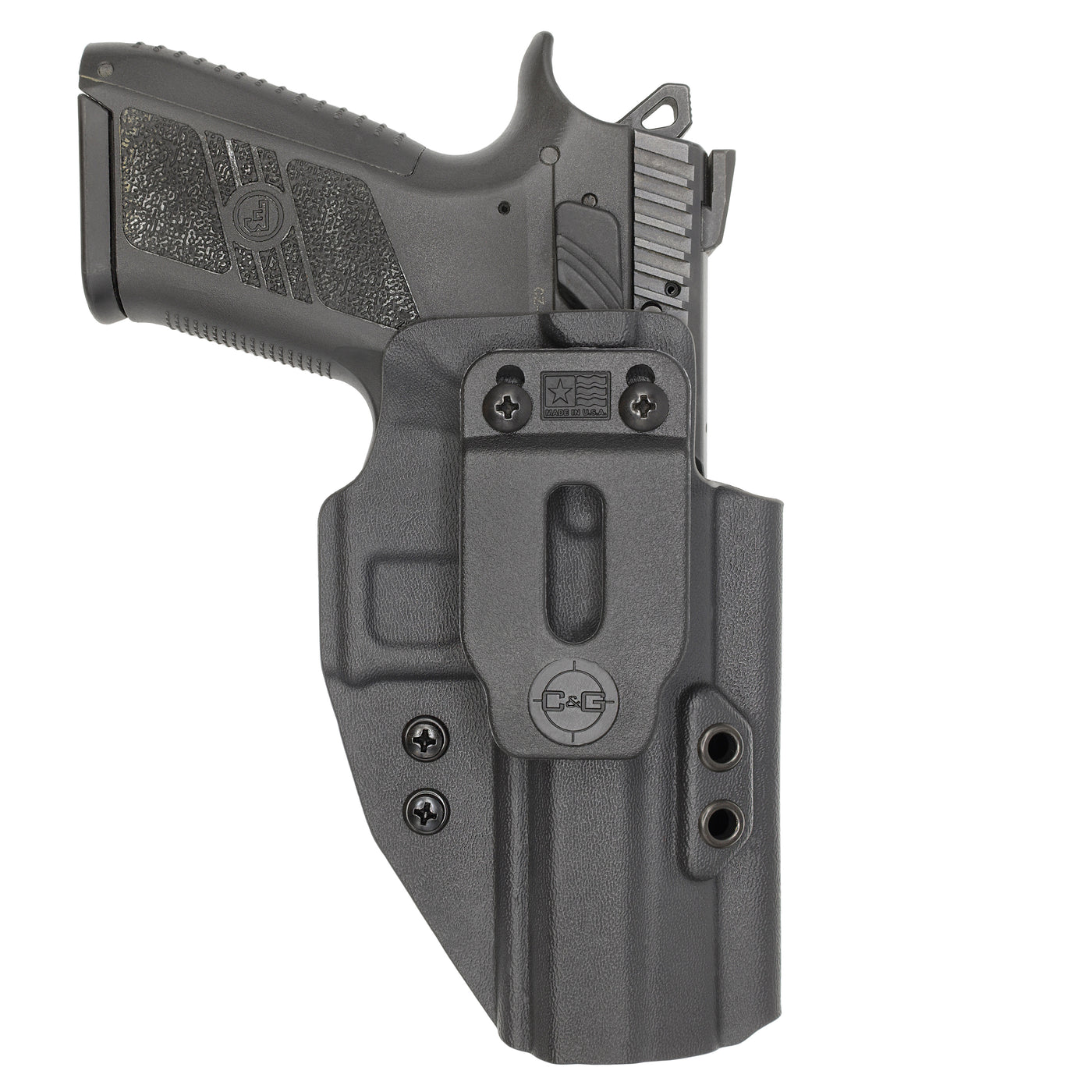 C&G Holsters Quickship IWB Covert CZ P09 in holstered position