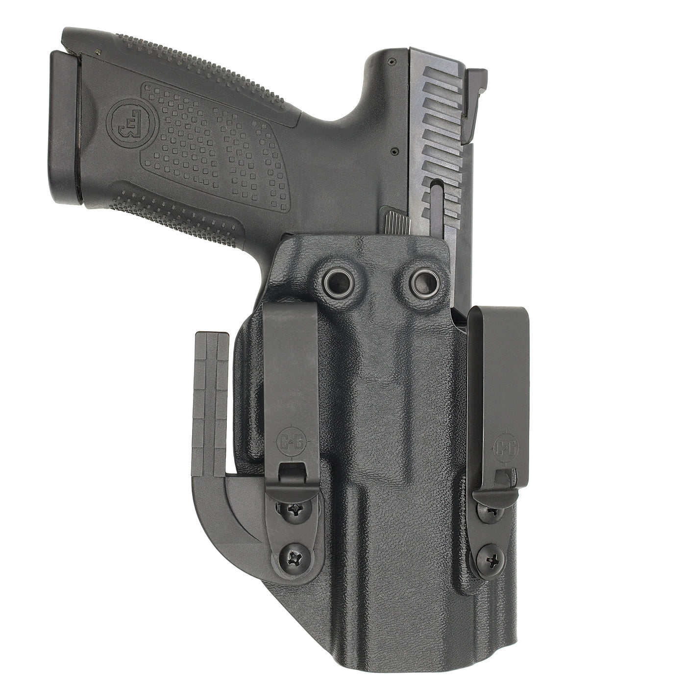 C&G Holsters Quickship IWB ALPHA Covert CZ P10C holstered