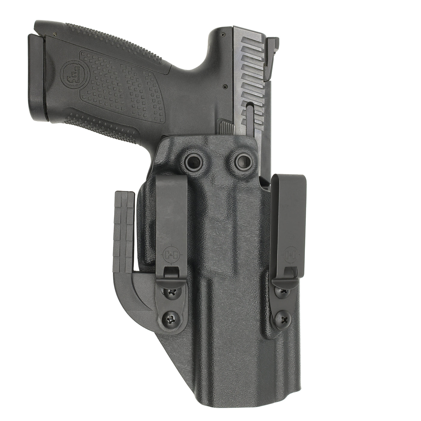 C&G Holsters Custom IWB ALPHA Covert CZ P10F holstered