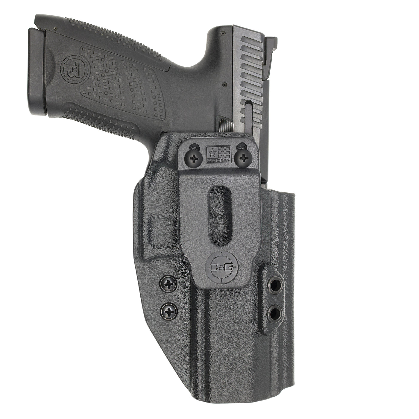 C&G Holsters Custom IWB Covert CZ P10F holstered