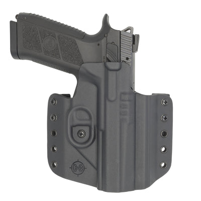 C&G Holsters Custom OWB covert CZ P07 in holstered position