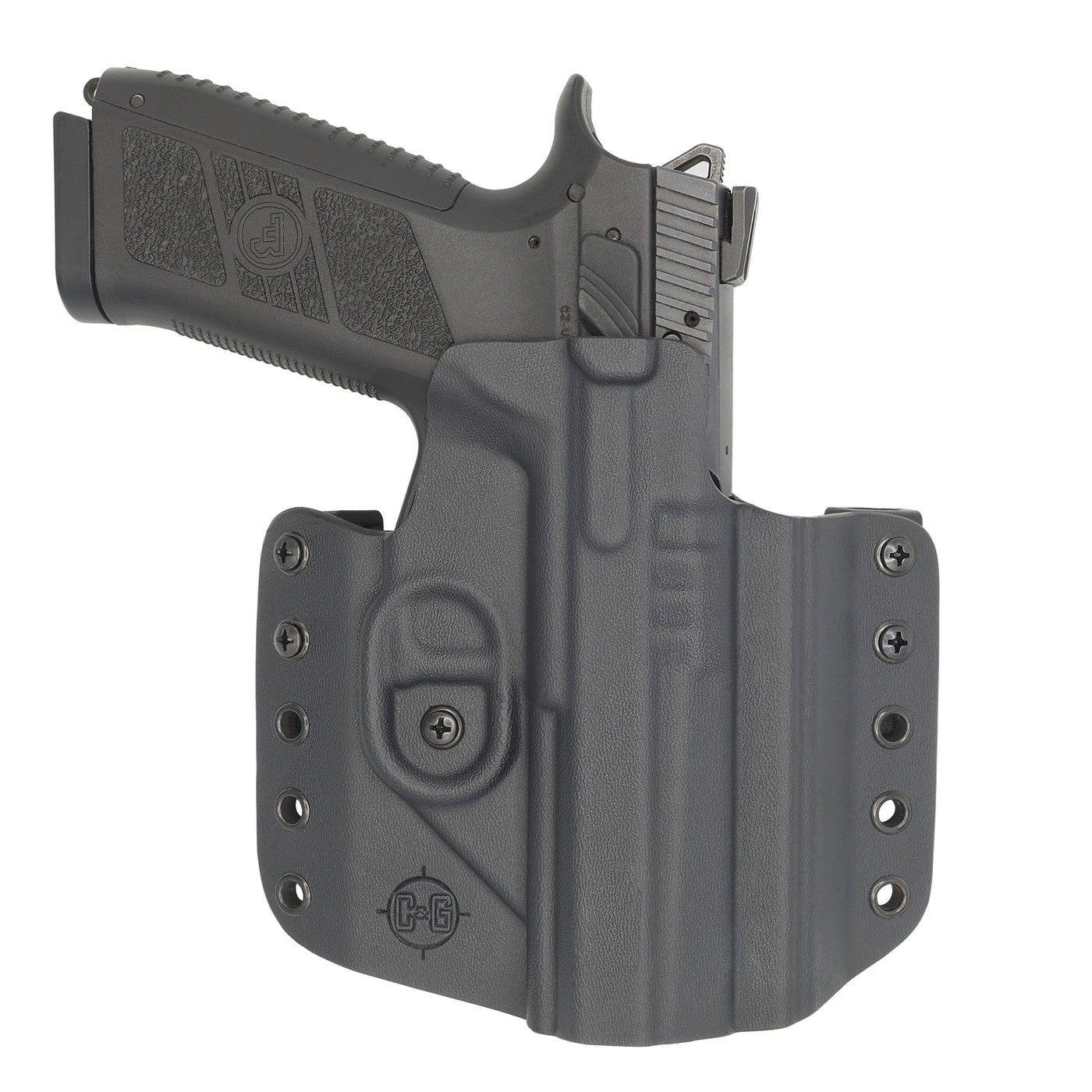 C&G Holsters Custom OWB Covert CZ P09 in holstered position