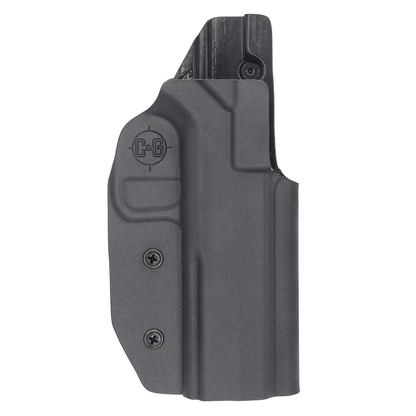 This is a custom C&G Holsters Competition Holster that is IDPA, USPSA & 3-GUN legal for the CZ Shadow 2.