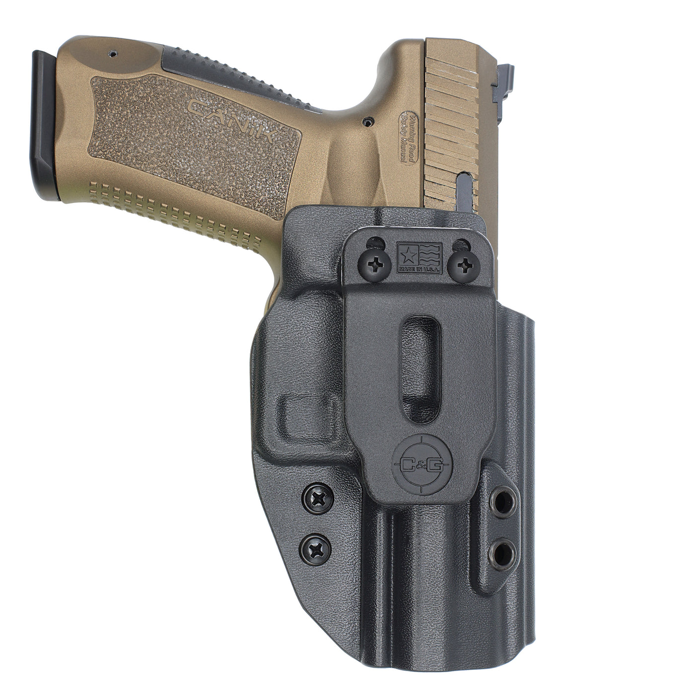 C&G Holsters custom IWB Covert Canik 4.1" holstered