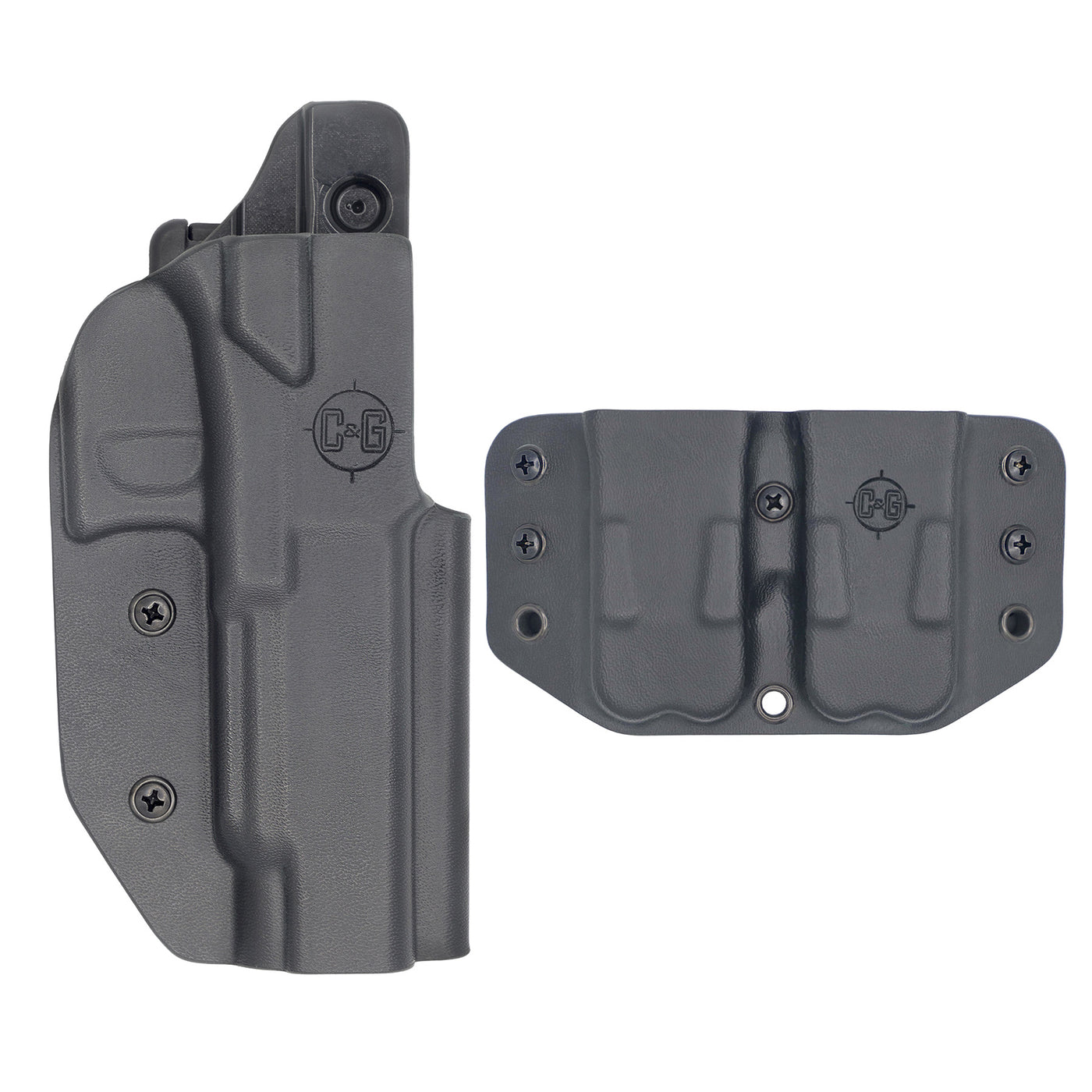 C&G Holsters Competition Starter Kit that is IDPA, USPSA & 3-GUN legal for Glock 34 9mm