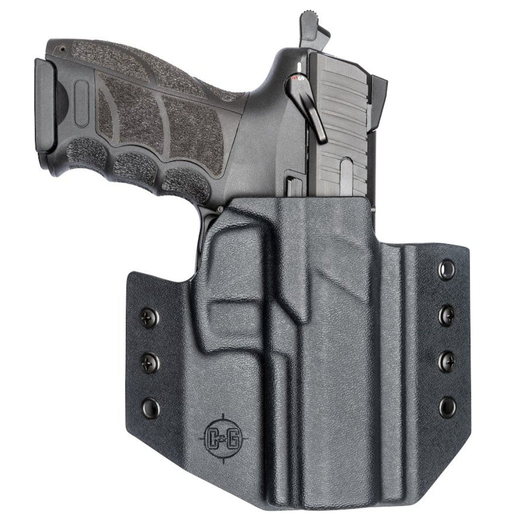 C&G Holsters OWB Outside the waistband Holster for the Heckler & Koch P30 Front With Gun