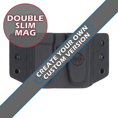C&G Holsters Custom double slim magazine holder