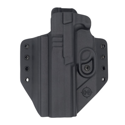 This is the C&G Holsters Left hand outside the waistband Covert series holster for the FNH FNX45T.