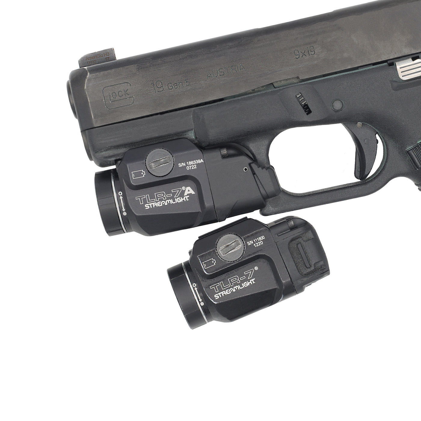 Glock 17/19 TLR7/A OWB Tactical Kydex Holster - Quickship