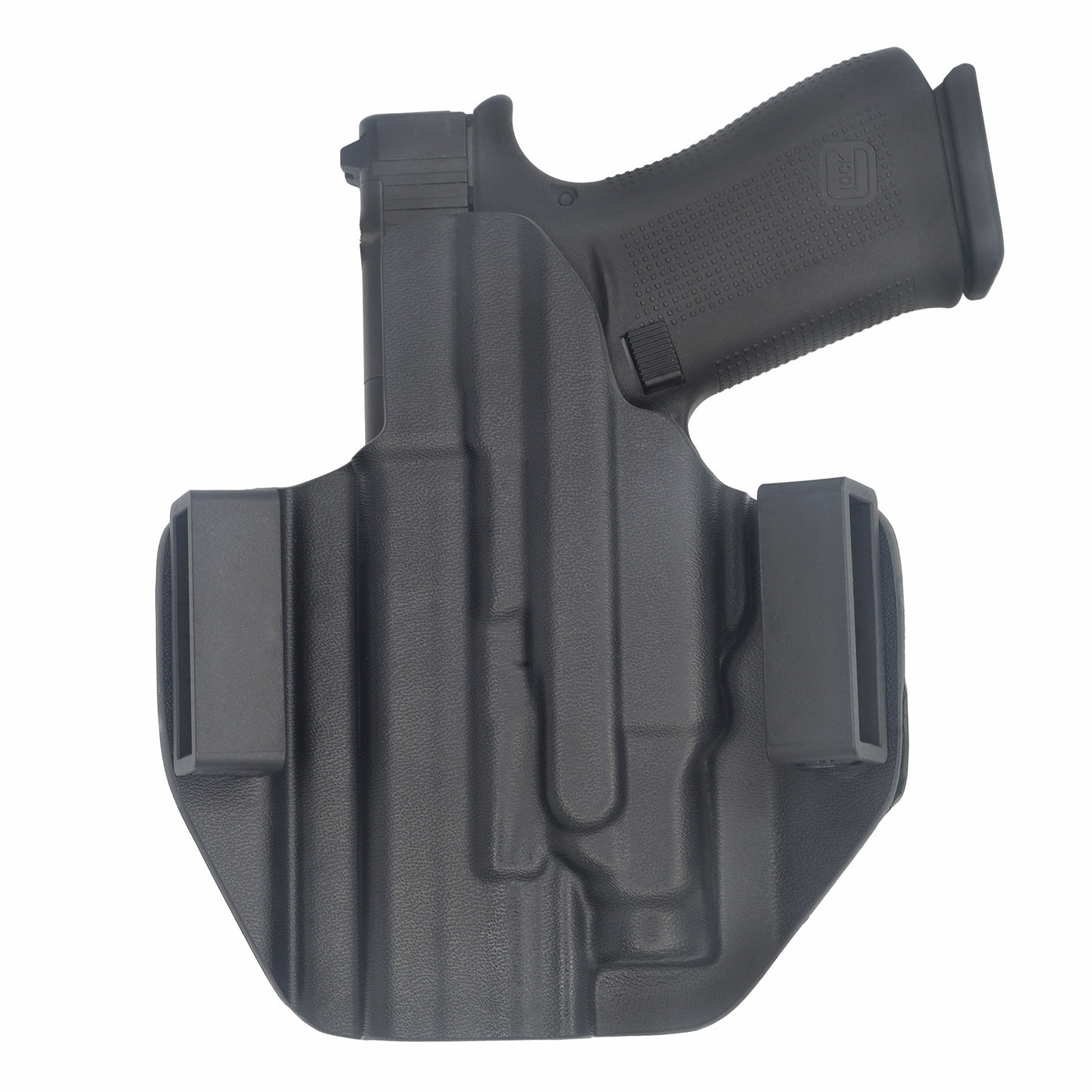 C&G Holsters custom OWB Tactical Shadow Systems CR920 Streamlight TLR7sub holstered back view