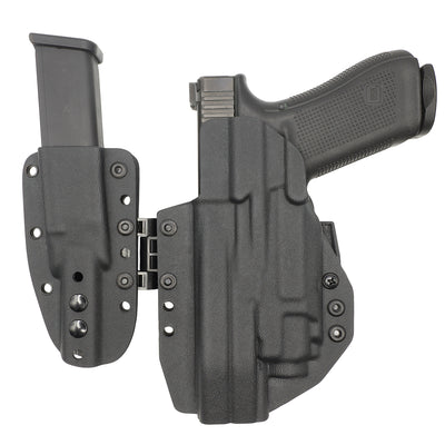 C&G Holsters Quickship AIWB MOD1 LIMA Glock 17/19 Streamlight TLR8 holstered back view