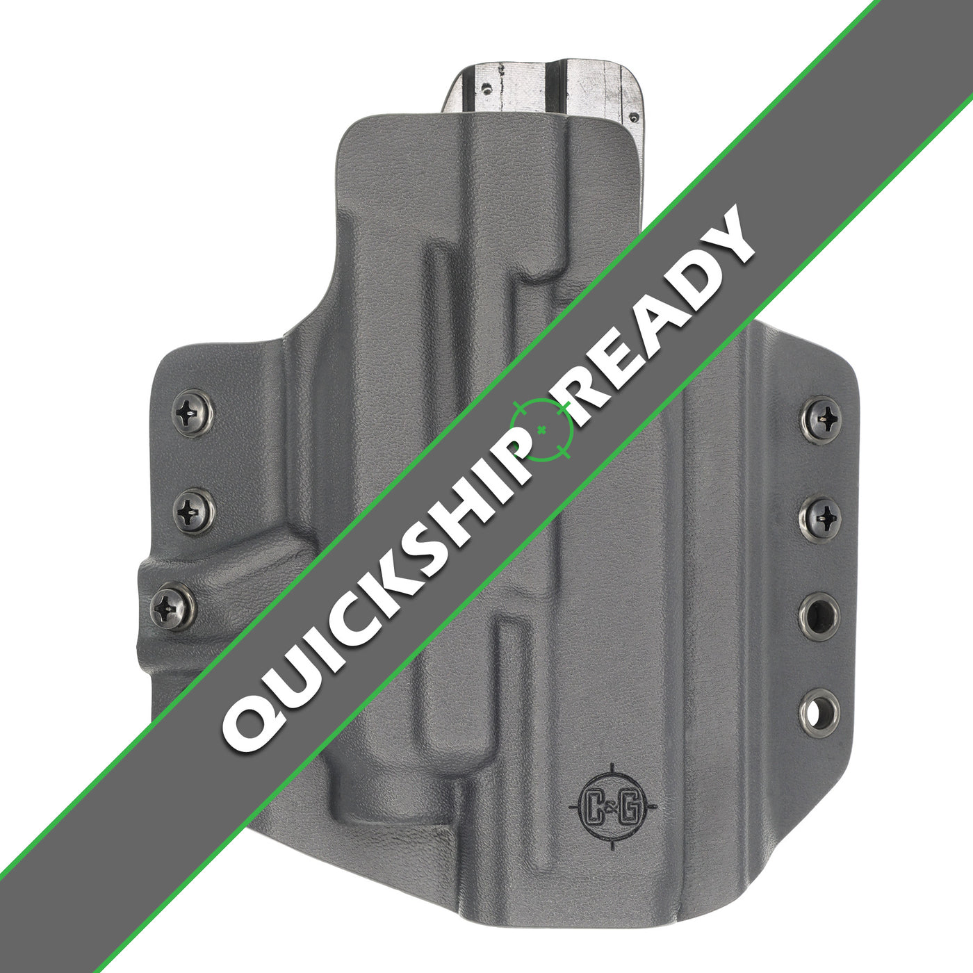 C&G Holsters Quickship OWB Tactical Glock 19/23 Streamlight TLR7