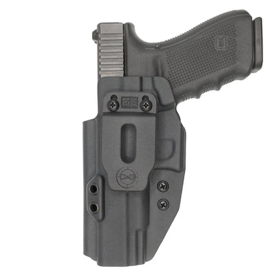 C&G Holsters custom IWB covert Glock 20/21 in holstered position LEFT HAND