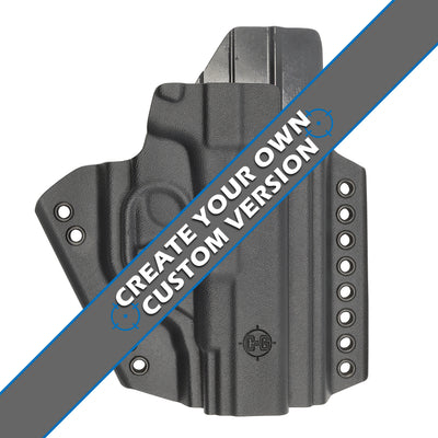 C&G Holsters custom chest mounted system Glock 17/19